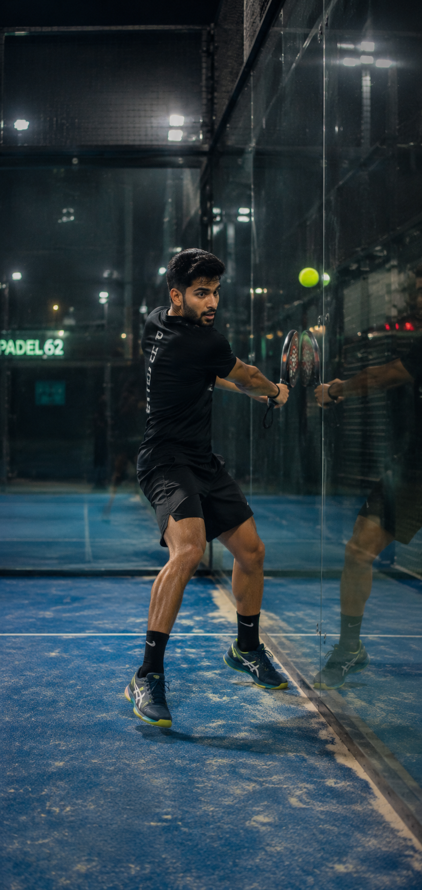Padel at a HOBI game